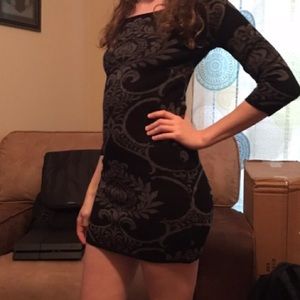 Forever 21 | Black/Gray Sweater Dress